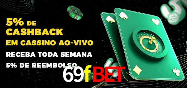 Promoções do cassino ao Vivo 69fbet